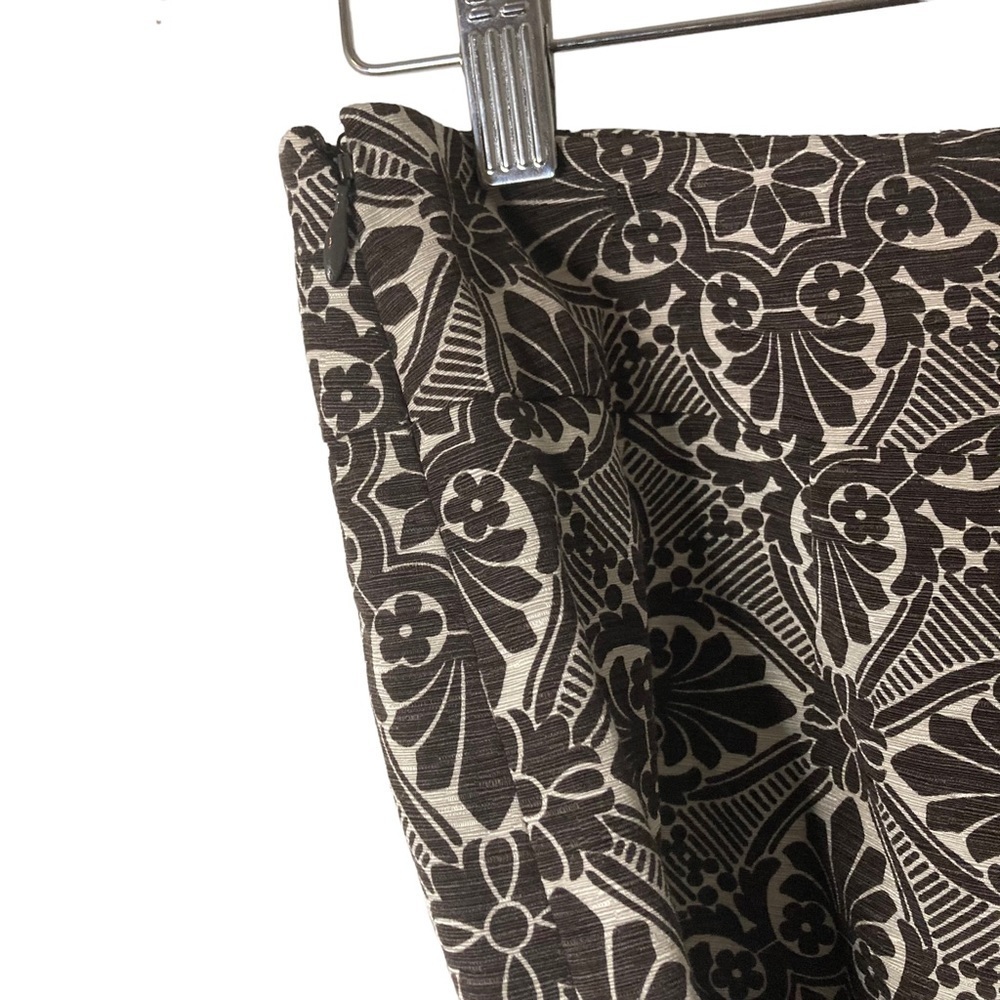Ann Taylor LOFT | Silk Linen Skirt Front Pleat A-Line Size 4 - Picture 5 of 10